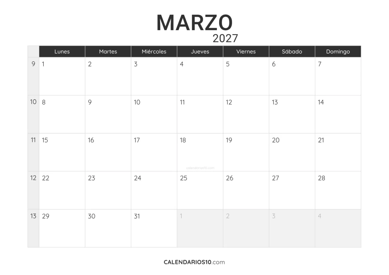 calendario-marzo-2027-minimalista-imprimir