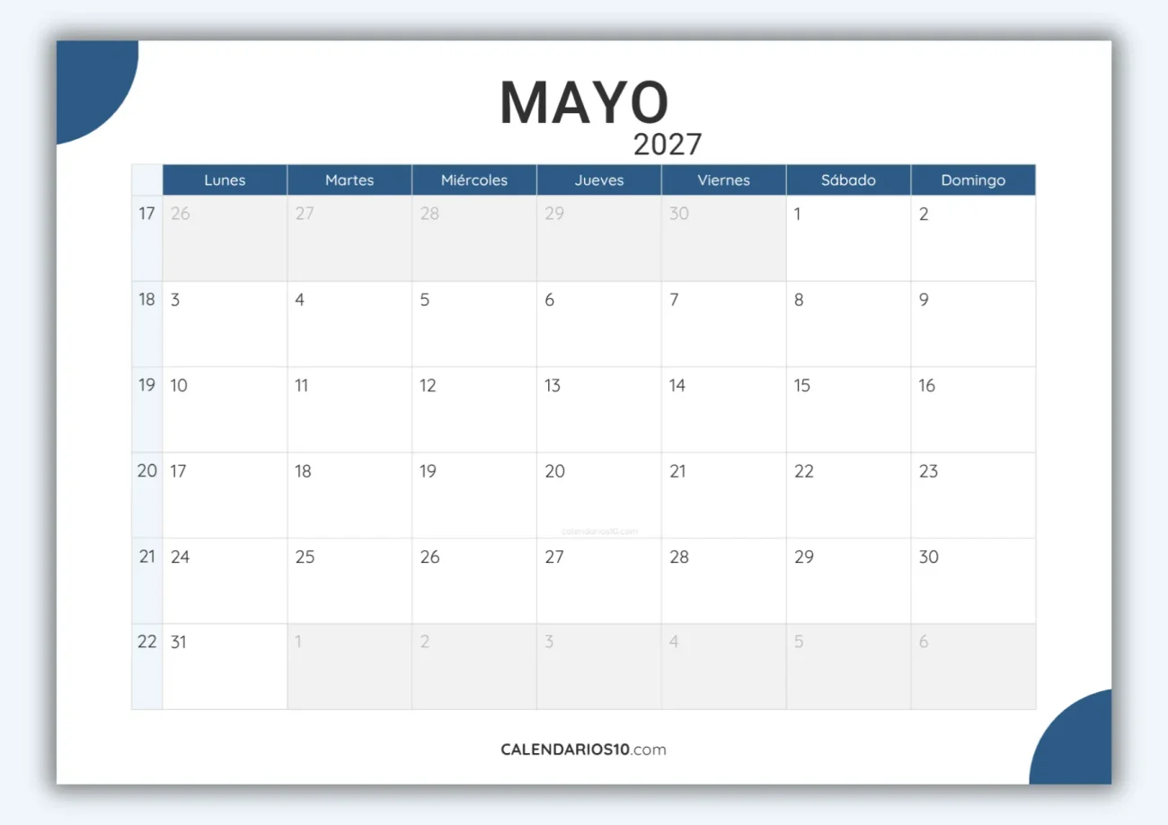calendario-mayo-2027-mensual-imprimible